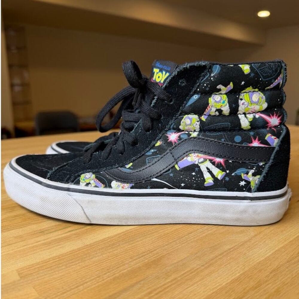 Vans x Disney Pixar Toy Story Buzz Lightyear‎ Sk8-Hi Shoes Men’s 6 Women's 7.5